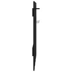 vidaXL Porte-manteau mural avec stockage avec miroir Chêne Noir 100 x 10 x 100 cm
