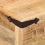 vidaXL Table de chevet 40x40x50 cm bois de manguier massif