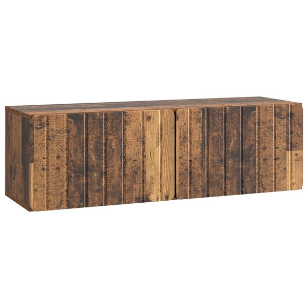 vidaXL Meuble TV mural Bois ancien 98 x 31 x 30 cm Bois d'ingénierie