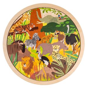 Habitats - savane  49 pièces de puzzle