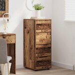 vidaXL Armoire de rangement Bois Ancien 40 x 48 x 105 cm