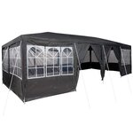vidaXL Tente de fête Anthracite  Blanc 800 x 400 x 266 cm