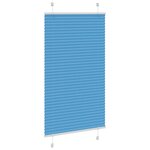 vidaXL Store plissé bleu 70x150 cm largeur du tissu 69 4 cm polyester