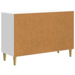 vidaXL Buffet Blanc 89 x 34 5 x 60 cm Bois d'ingénierie