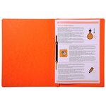 Chemise À Lamelle Carte Lustrée 355gm2 - A4 - Orange - X 25 - Exacompta