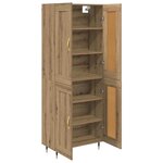 vidaXL Haut Armoire Chêne artisanal 69 5 x 34 x 180 cm