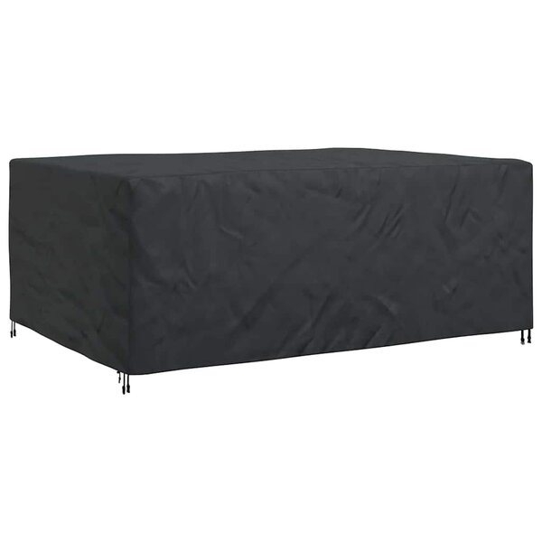 vidaXL Housse pour mobilier d'extérieur Noir 280 x 204 x 106 cm 600D