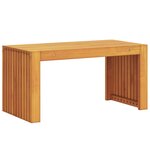 vidaXL Table d'appoint Huile Naturelle 70 x 35 x 35 cm