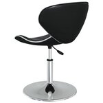 vidaXL Chaises à manger lot de 6 noir similicuir