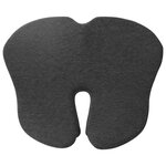 vidaXL Oreiller avec oreiller Gris foncé 50 x 43 x 10 cm Coton