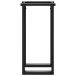 vidaXL Pieds de table à manger cadre en O 40x40x73 cm acier