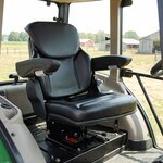 vidaXL Siège de tracteur avec suspension Noir 60 x 58 x 72 cm