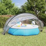 vidaXL Dôme de piscine Transparent 472 x 460 x 229 cm PVC