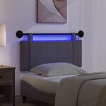 vidaXL Tête de lit suspendue Noir PU antique