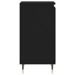 vidaXL Buffets 2 Pièces noir 40x35x70 cm bois d’ingénierie