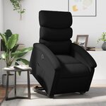 vidaXL Fauteuil inclinable électrique noir similicuir
