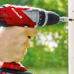 Perceuse sans fil einhell  te-cd 18 li avec 2 batteries rechargeables