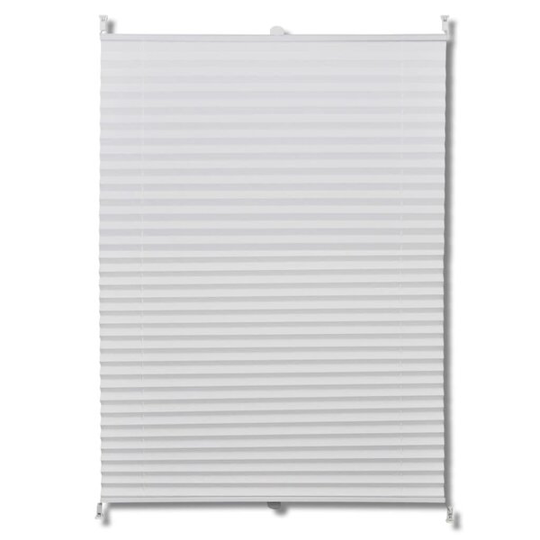 vidaXL Store plissé 90x200 cm Blanc