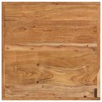 vidaXL Table de bar 55x55x107 cm bois massif d'acacia et fer