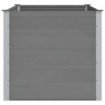 vidaXL Lit surélevé de jardin WPC 150x100x91 cm Gris