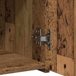 Buffet vidaXL en vieux bois 30x42 5x93 cm en bois d'ingénierie