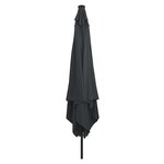 vidaXL Parasol de jardin Anthracite  Noir 295 x 295 x 245 cm