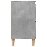 vidaXL Meuble d'évier gris béton 80x33x60 cm bois d'ingénierie
