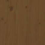 vidaXL Canapés d'angle et coussins 2Pièces marron miel bois de pin massif