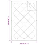 vidaXL Ensemble de Duvet avec oreiller 2 Pièces Blanc Microfibre