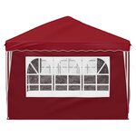 vidaXL Tente de fête pop-up 575 x 288 x 245 cm Bordeaux