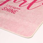 Tapis enfant Super Girl 80 x 150 cm - Rose