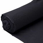 vidaXL Membrane géotextile noir 1 x 50 m fibre de polyester