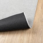 vidaXL Tapis OVIEDO à poils courts gris 100x200 cm