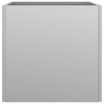 vidaXL Jardinière argenté 32x30x29 cm acier galvanisé