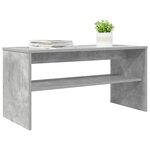 vidaXL Meuble TV Gris béton 80 x 35 x 40 cm Bois d'ingénierie