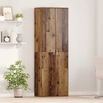 vidaXL Highboard Bois Ancien 60x35x180 cm Bois Ingénierie