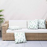 vidaXL Coussins Éparpillés Feuille 4 Pièces Motif feuille 60 x 60 cm