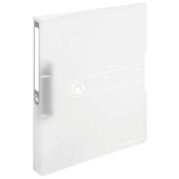 Classeur à anneaux easy orga to go, A4, 2 anneaux,blanc transparent HERLITZ