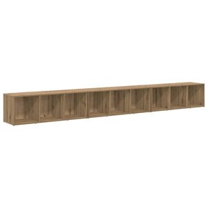 vidaXL Meuble TV 3 Pièces chêne artisanal 37 x 35 x 107.5 cm