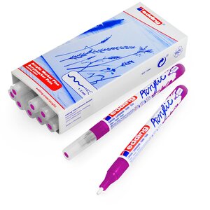Marqueur acrylique fin 5300 baie 1-2 mm x 10 EDDING