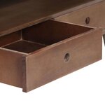 vidaXL Meuble TV 110x35x50 cm Bois d'acacia solide