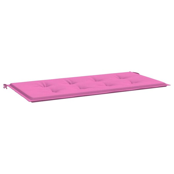 vidaXL Coussin de banc de jardin Rose 100 x 50 x 4 cm Tissu Oxford