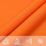 vidaXL Voile de parasol tissu oxford rectangulaire 2x3 5 m orange
