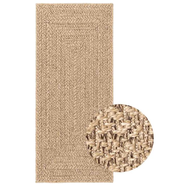 vidaXL Tapis ZIZUR 80x200 cm aspect de jute intérieur et extérieur