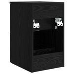 vidaXL Meuble de Salle de Bain In-between Chêne noir 30 x 41 x 50 cm