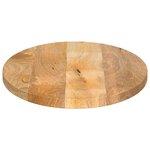 vidaXL Dessus de table 140x50x2 5 cm ovale bois massif de manguier