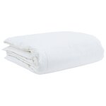 vidaXL Couette avec oreiller 3 Pièces Blanc 260 x 220 cm Bas