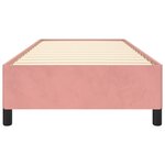vidaXL Cadre de lit sans matelas rose 80x200 cm velours