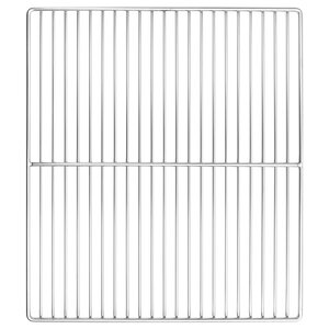 Grille de barbecue vidaXL avec poignées rectangulaire 45x40 cm en acier inoxydable 304