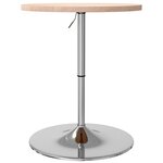 vidaXL Table de bar Ø60x90 5 cm bois massif de chêne